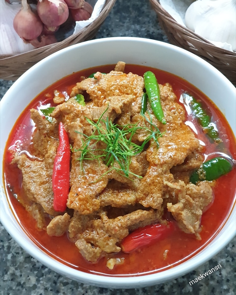 พะแนงหมูสูตรโบราณ