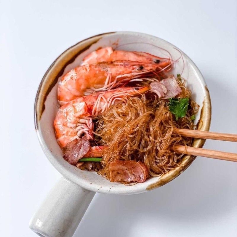 砂锅粉丝焗虾