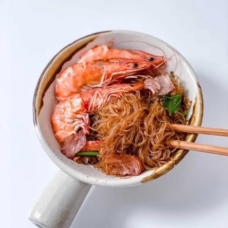 กุ้งอบวุ้นเส้นหม้อดิน - ภาพที่ 1