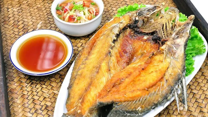 ปลากะพงทอดน้ำปลา