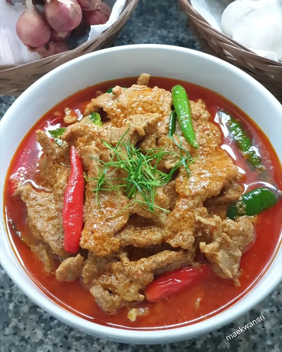 พะแนงหมูสูตรโบราณ